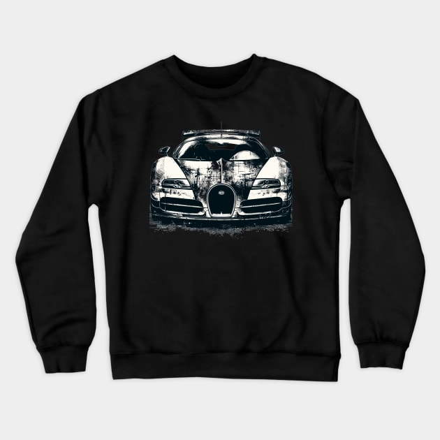 Bugatti Veyron Crewneck Sweatshirt by Vehicles-Art